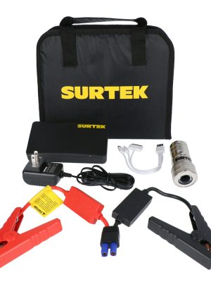 JA3 - Juego de arrancador portátil de 1 puertos usb 6 mAh 3 piezas, con estuche multiusos Surtek