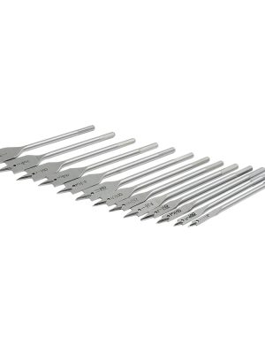 JBP13 - Juego de brocas para madera de acero al carbono tipo manita zanco hexagonal, 13 piezas Surtek