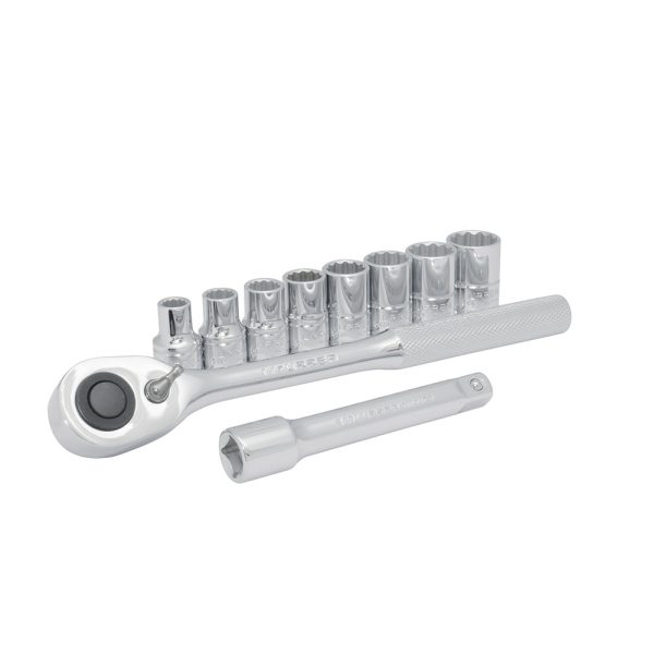 JBUA01S.jpg JBUA01S - Juego de dados y accesorios cuadro de 1/2" en pulgadas, 10 piezas Urrea