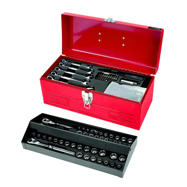 JCM02.jpg JCM02 - Juego combinado de herramienta 130 piezas, con caja metálica Urrea