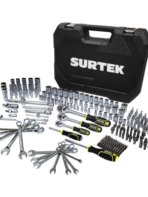 JCM1S.jpg JCM1S - Juego combinado de herramienta para mecánico 214 piezas, con maletín plástico Surtek