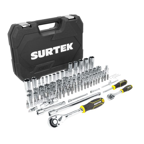 JCM3S - Juego combinado de herramienta para mecánico 106 piezas, con maletín plástico Surtek