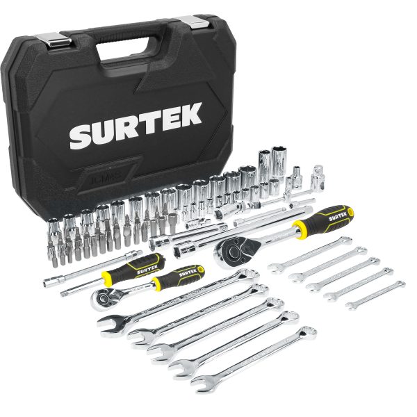 JCM4S.jpg JCM4S - Juego combinado de herramienta para mecánico 84 piezas, con maletín plástico Surtek