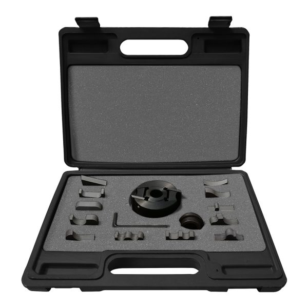 JCTR13 - Juego de cabeza y cortadores para trompo de madera, 13 piezas Surtek