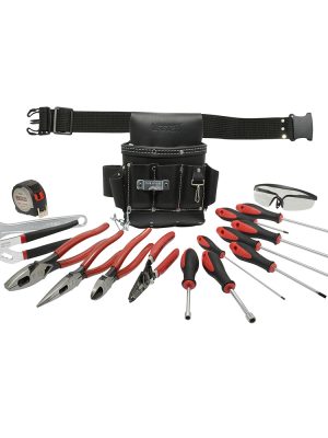 JE17.jpg JE17 - Juego combinado de herramientas para electricista 17 piezas, en portaherramientas Urrea