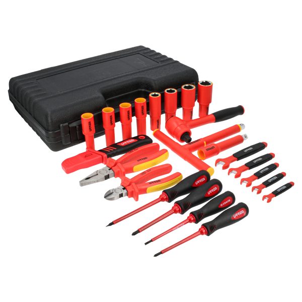 JE23VM - Juego combinado de herramientas para electricista, 23 piezas Urrea