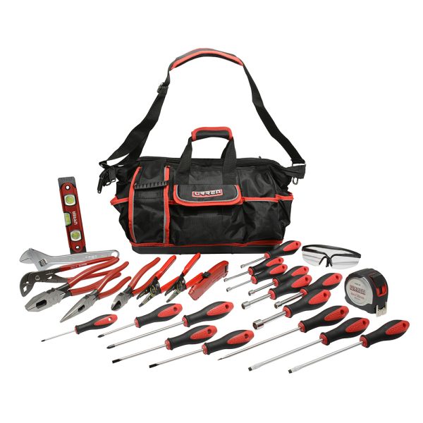 JE28 - Juego combinado de herramientas para electricista 27 piezas , en maleta Urrea