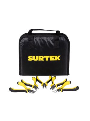 JE6 - Juego combinado de herramientas para electricista 6 piezas, con estuche plástico Surtek