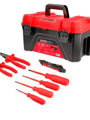 JE8A - Juego combinado de herramientas para electricista de 1000 V con caja plástica,  8pieza Urrea