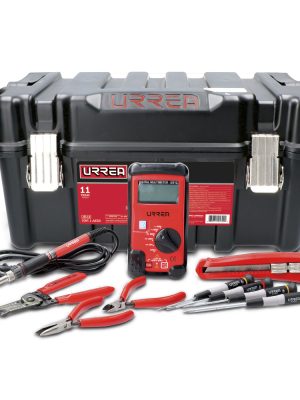 JEL11 - Juego de herramienta para electrónico 11 piezas, con caja plástica Urrea