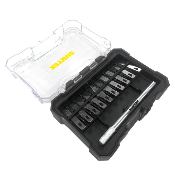 JEX11 - Juego de exactos con mango de aluminio, 11 piezas Surtek