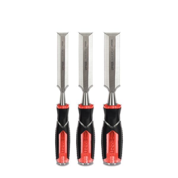 JFO3.jpg JFO3 - Juego de formones para madera con mango bimaterial 1/4", 1/2" y 3/4", 3 piezas Urrea