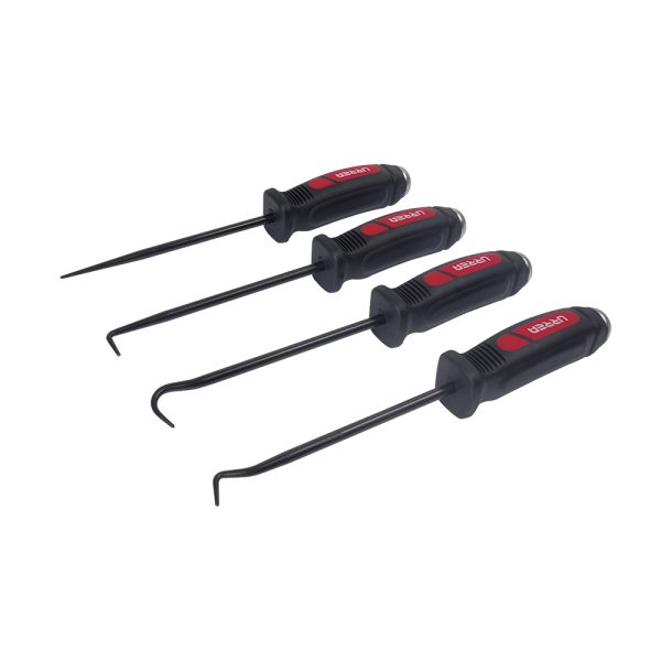 JGP4 - Juego de ganchos y puntas de impacto 10", 4 piezas Urrea