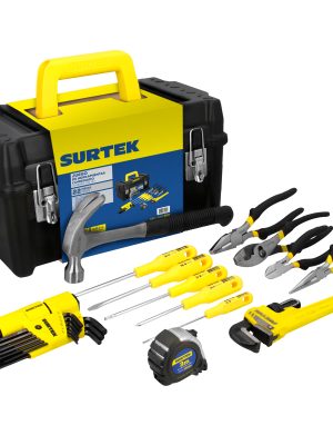 JH22.jpg JH22 - Juego combinado de herramienta 22 piezas, con caja plástica Surtek