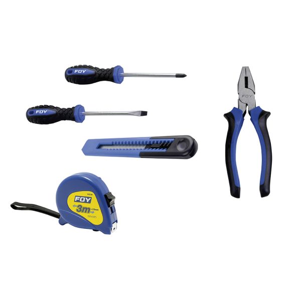 JHF01 - Juego combinado de herramienta, 5 piezas Foy