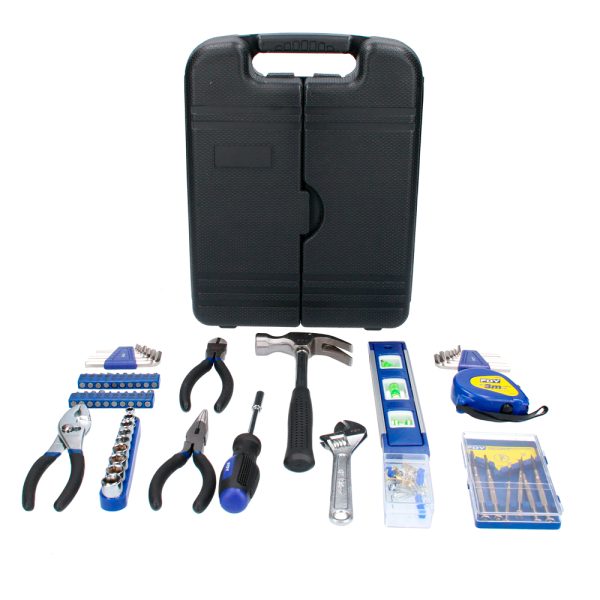 JHF09 - Juego combinado de herramienta 99 piezas, con estuche plástico Foy