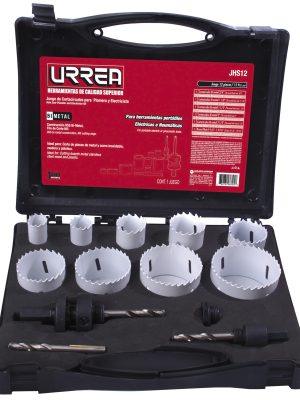 JHS12 - Juego de cortacírculos bimetálicos, 12 piezas Urrea
