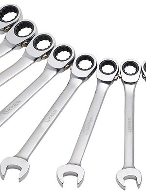 JLMC12MR.jpg JLMC12MR - Juego de llaves combinadas pulido espejo de matraca spline rev mét, 12 pz en caja plástica Urrea