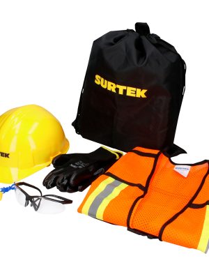 JPB6 - Juego de equipo de protección personal naranja M, 6 piezas Surtek