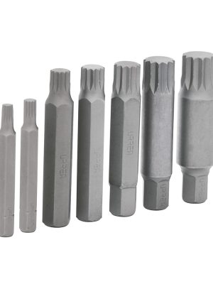 JPB60 - Juego de puntas bristol hexágono de 5/16", 7 piezas en caja metálica Urrea