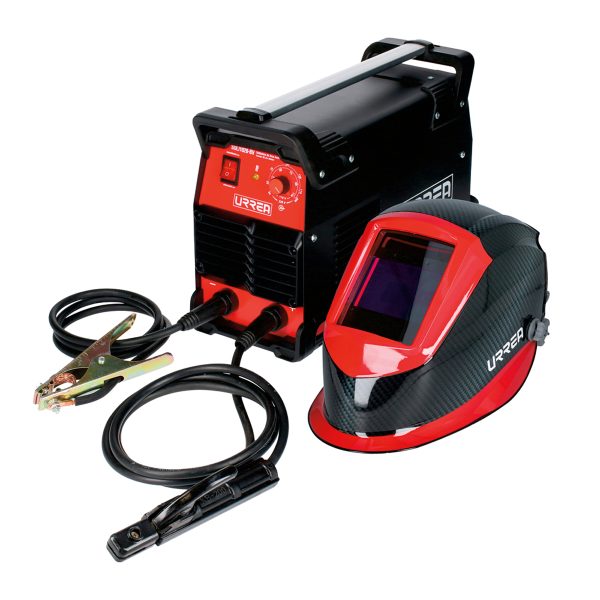 JSIC2 - Juego de soldadora inverter con careta, 2 piezas Urrea