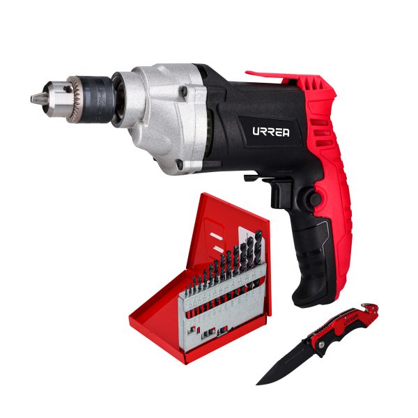 JT01 - Juego de taladro con accesorios, 15 piezas Urrea