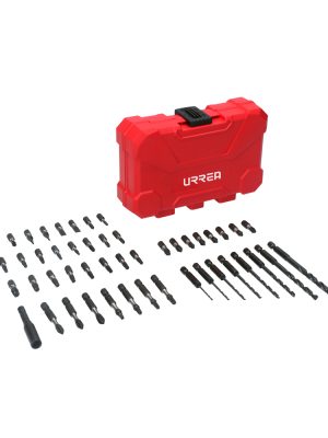 JUP48.jpg JUP48 - Juego de puntas y accesorios con sistema de amortiguación de impacto, 48 pz en estuche pls Urrea