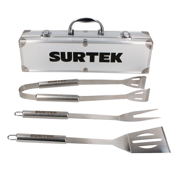 KASA.jpg KASA - Kit de asado con estuche, mandil, guante y 3 utensilios Surtek