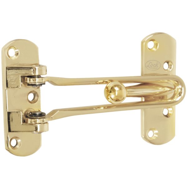 L044LBB.jpg L044LBB - Pasador de seguridad para puerta abatible acabado latón brillante Lock