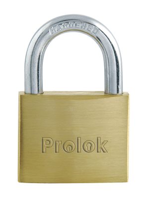 L18S25EB.jpg L18S25EB - Candado de latón sólido corto 25 mm, llave estándar Prolok