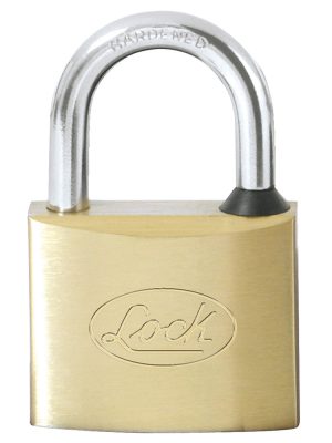 L20S40EB - Candado de latón corto 40 mm, llave estándar Lock