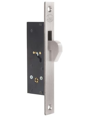 L2101NI.jpg L2101NI - Cerrojo para embutir de gancho, níquel satinado, llave tetra, en caja Lock