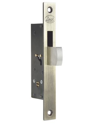 L2102.jpg L2102 - Cerrojo para embutir de paleta, latón antiguo, llave tetra, en caja Lock