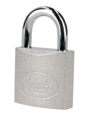 L22S384 - Juego de candados de acero cortos 38 mm, llave estándar, 4 piezas Lock