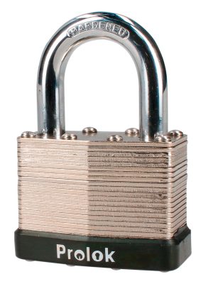 L24S50EB - Candado laminado corto 50 mm, llave estándar Prolok