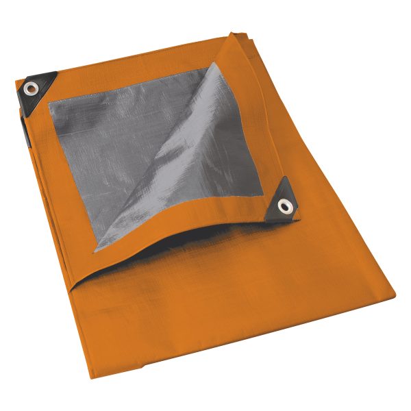 L3X4N.jpg L3X4N - Lona de polietileno color naranja con fondo plata, 3 x 4 m Foy