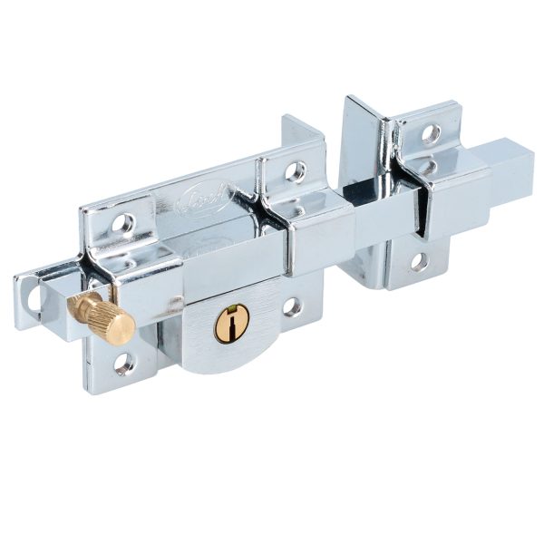 L560DCBB.jpg L560DCBB - Cerradura de barra fija función derecha, cromo brillante, llave estándar, blíster Lock