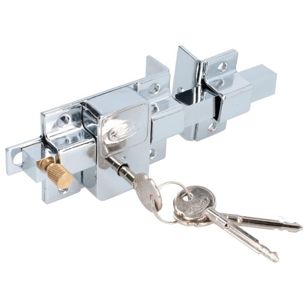L580DCBB.jpg L580DCBB - Cerradura de barra fija función derecha, cromo brillante, llave tetra, blíster Lock