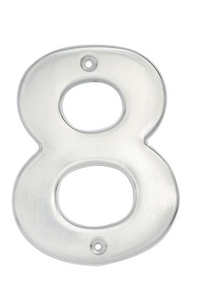 L608C.jpg L608C - Número 8 bold 4" níquel satinado Lock