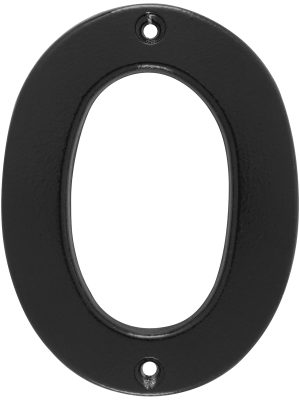 L60N.jpg L60N - Número 0 bold 4" negro Lock