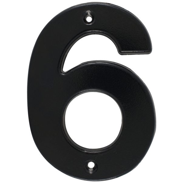 L66N.jpg L66N - Número 6 bold 4" negro Lock