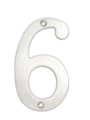 L6806CS - Número 6 slim 4" níquel satinado Lock