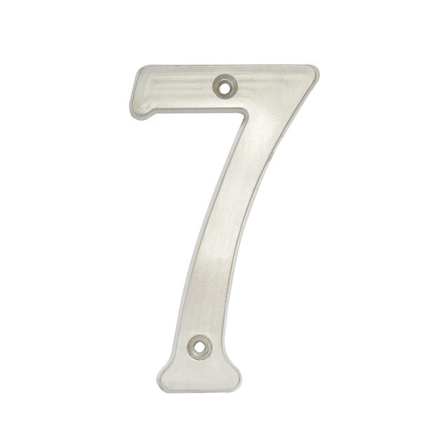 L6807CS.jpg L6807CS - Número 7 slim 4" níquel satinado Lock