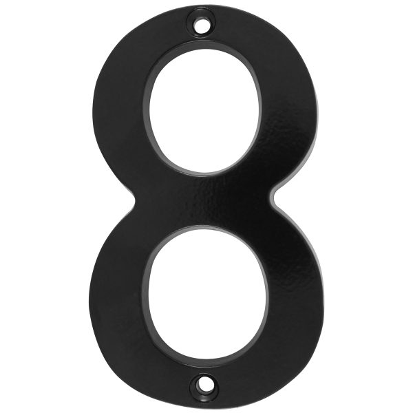L688N.jpg L688N - Número 8 slim 4" negro Lock