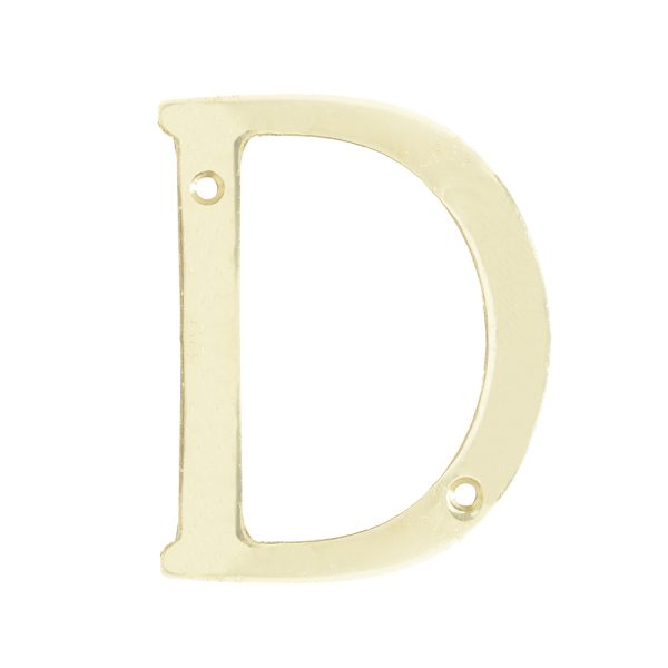 L701DLB.jpg L701DLB - Letra D slim 4" latón brillante Lock