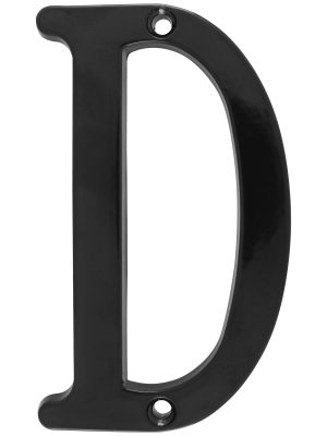 L71AN - Letra A slim 4" negro Lock