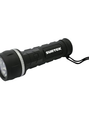 LA32D - Linterna de LED anti-impacto a baterías 2 pilas "D" de 12 lm Surtek