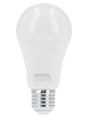 LBC14 - Lámpara de LED tipo bulbo A19, 14 W luz cálida Surtek