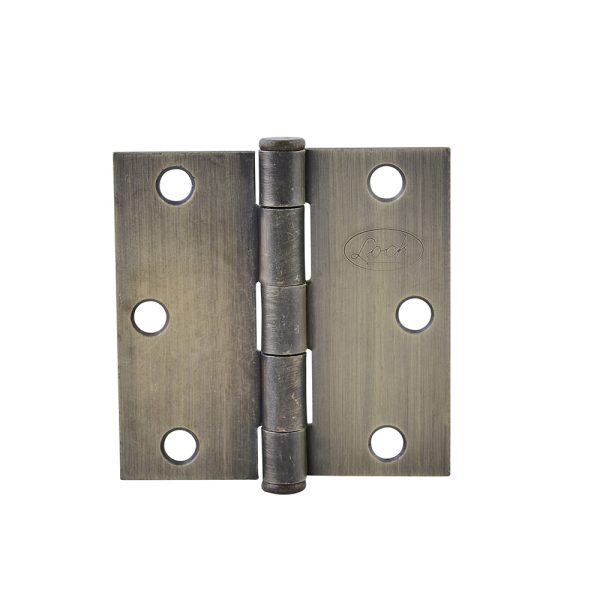 LBC20LA.jpg LBC20LA - Bisagra cuadrada perno suelto de acero latón antiguo 2" x 2" Lock