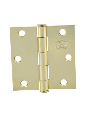LBC20LB.jpg LBC20LB - Bisagra cuadrada perno suelto de acero latón brillante 2" x 2" Lock
